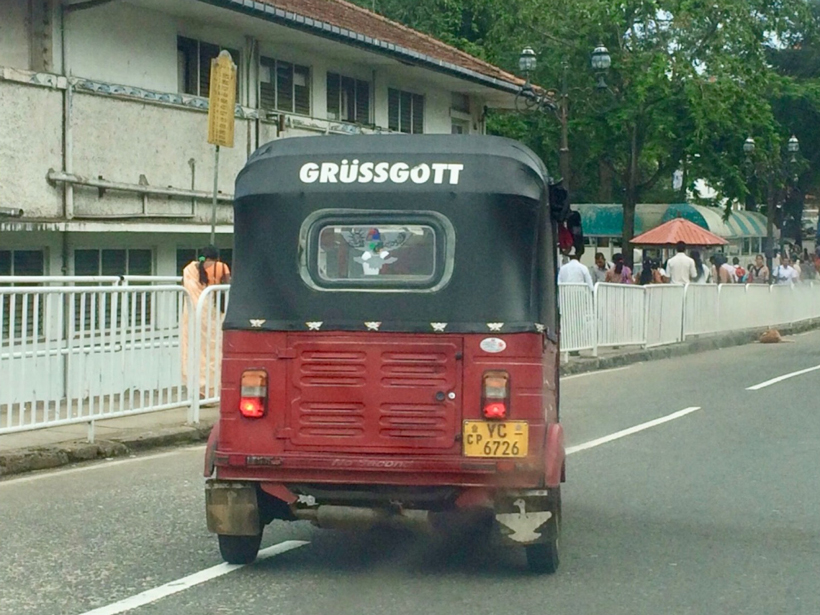 Tuk Tuk Fahrt Colombo Sri Lanka