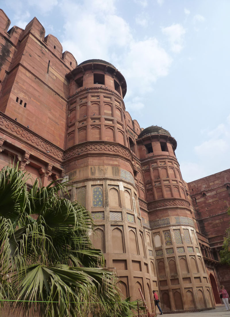 Rotes Fort Agra Indien - Reiseblog Bravegirls