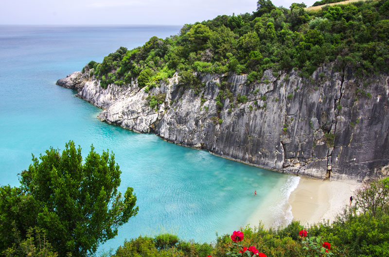 Xigia Beach auf Zakynthos Griechenland - Reiseblog Bravegirls