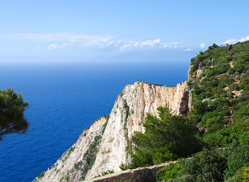 Klippen am Shipwreck Beach Zakynthos Griechenland - Reiseblog Bravegirls